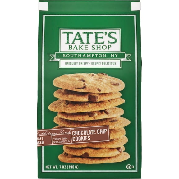 Midwest Distribution Tate's Bake Shop Chocolate Chip Cookies - Pack of 12