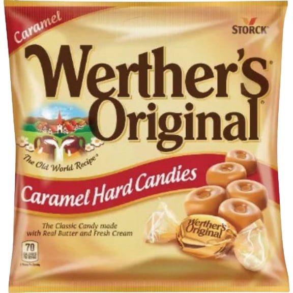 Midwest Distribution Werther's Original Caramel Hard Candy - Pack of 4