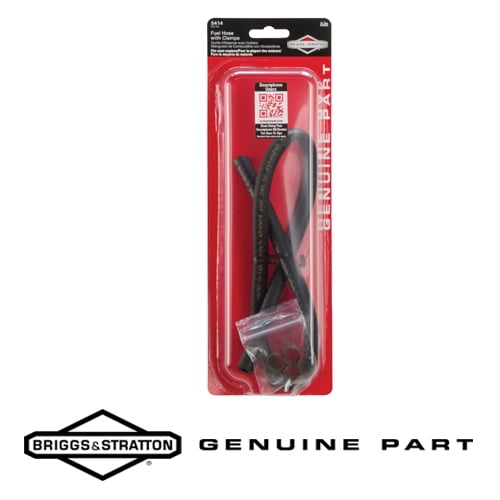 Briggs & Stratton 5414K Genuine Fuel Hose with Clamps -Fuel Hose 283207 and Clamps 791850