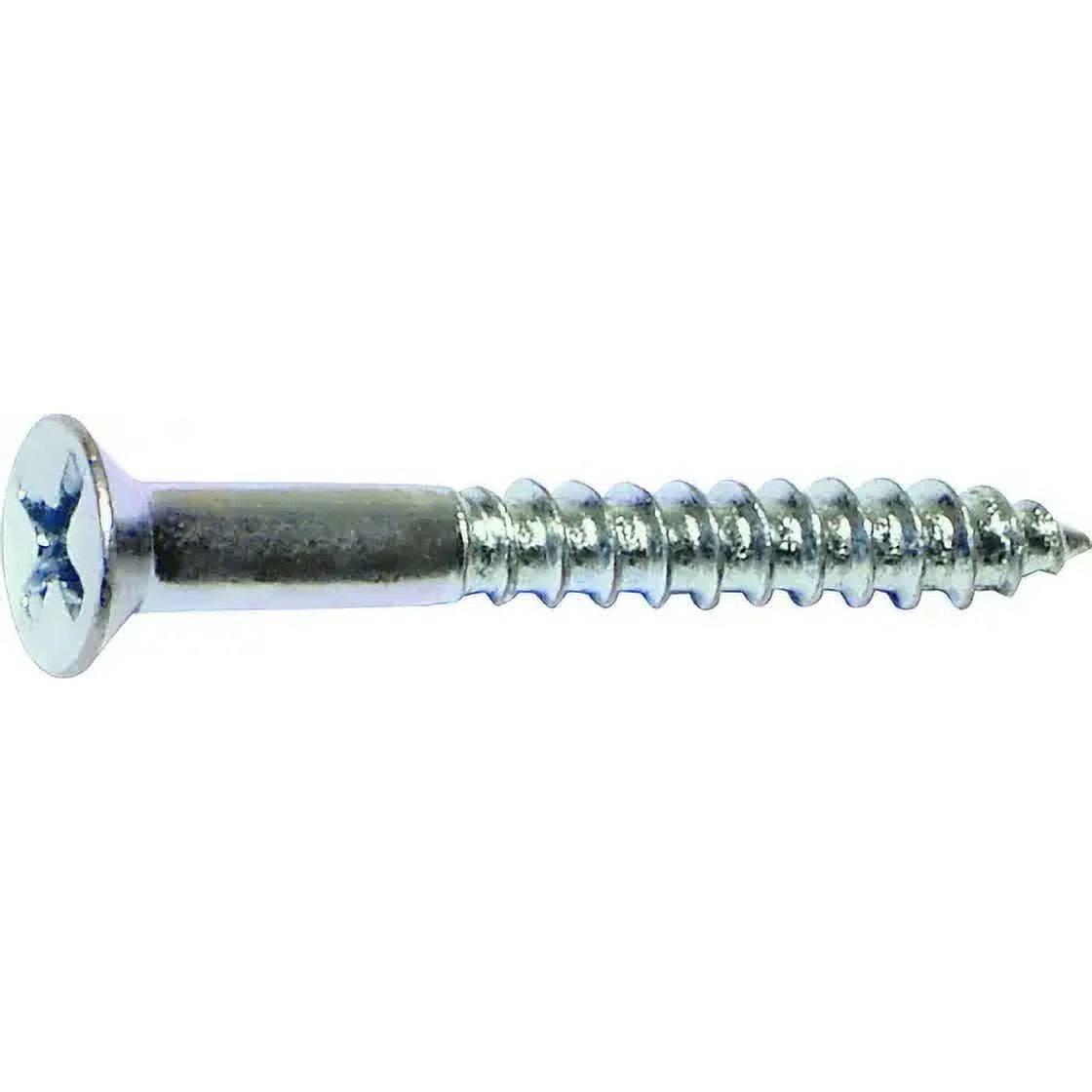 Midwest Fastener 02537 Phillips Flat Head Wood Screws #6 By 1 Inch Zinc ...