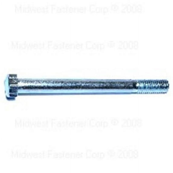 Midwest Fastener 112 0.5-13 x 5.5 Coarse Zinc Hex Bolt - 25 Piece