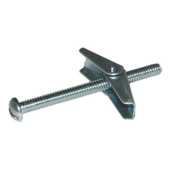 Midwest Fastener 19402312 Toggle Bolt - Round Head Slotted 3/16" x 6" - Zinc 50pk