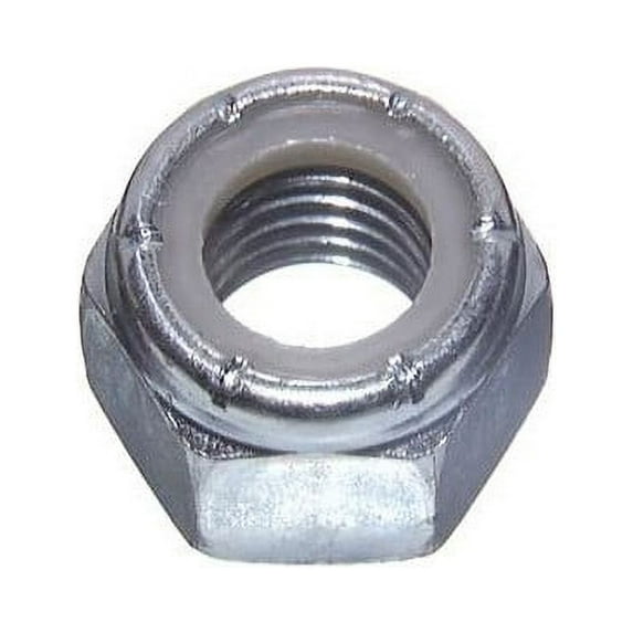 Midwest Fastener 19590348 Hex Lock Nut - Nylon Insert 1/4"-28 (UNF) - Zinc Grade 2 Steel 100pk