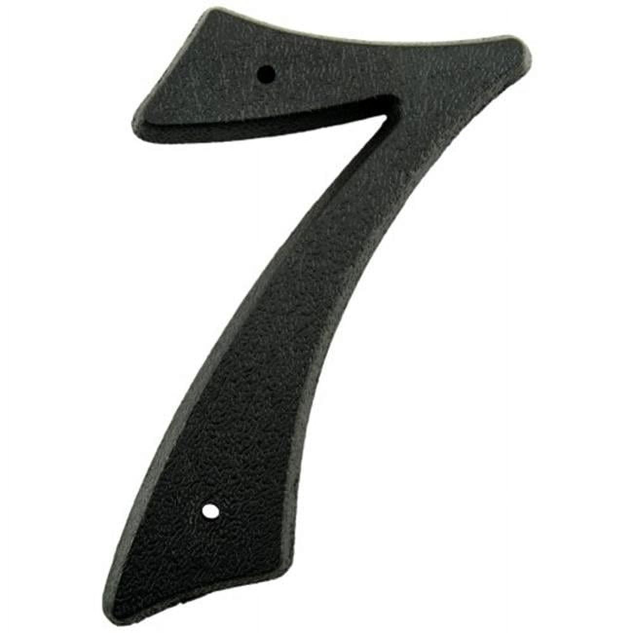 Midwest Fastener 395336 5.25 in. - 7 Black House Numbers - 25 Piece ...