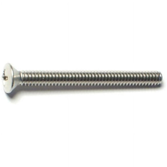 Midwest Fastener 5017 10-24 x 2 Phillips Oval Machine Screws - 100 Piece