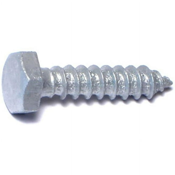 Midwest Fastener 50268 0.25 x 1.25 Hot-Dipped Galvanized Hex Lag Screws - 100 Piece