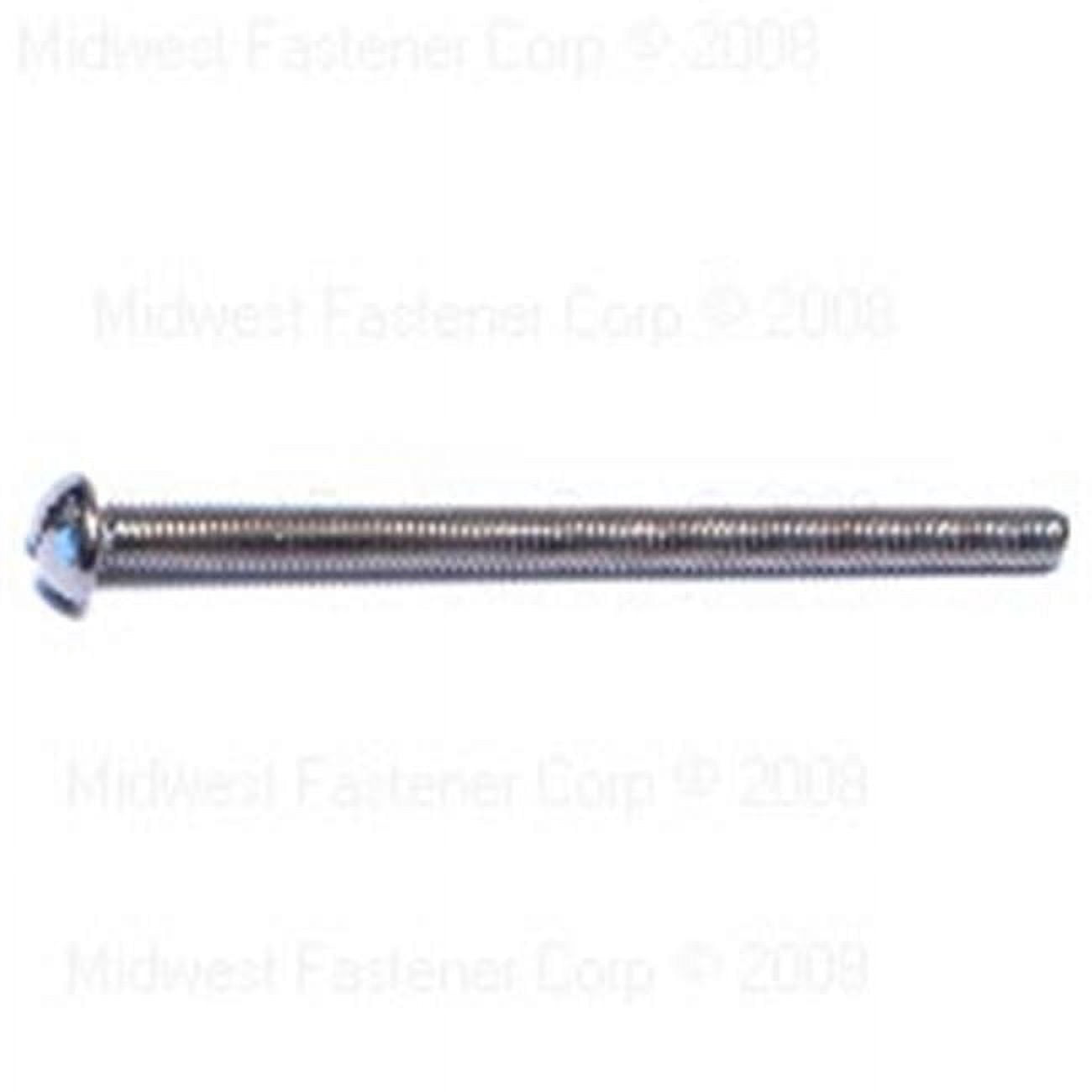 Midwest Fastener 50661 10-32 x 3 Slotted Round Machine Stainless Steel ...