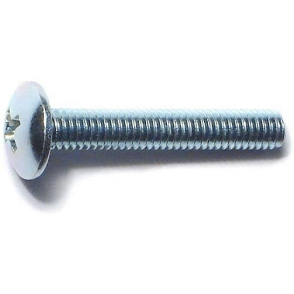 Midwest Fastener 51598 4 x 25 mm Phillips Truss Head Machine Screws - 50 Piece
