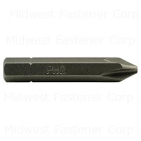 Midwest Fastener 52050 No.2 x 1.5 Phillips Bit - 50 Piece