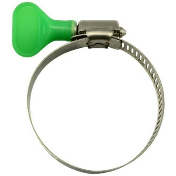 Midwest Fastener 52410 No.28 Stainless Steel Turn Key Hose Clamp - 10 Piece