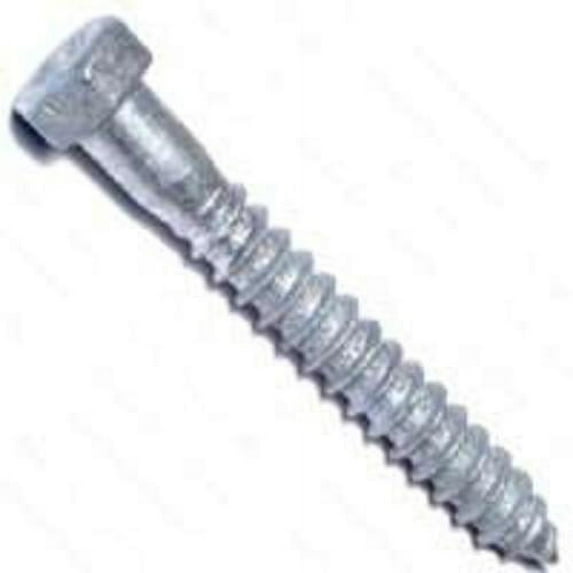 Midwest Fastener 5581 Screw Lag Hex Galvanized .37 x 3