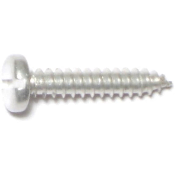 Midwest Fastener 61728 10 x 1 Slotted Pan Sheet Metal Screws - 30 Piece