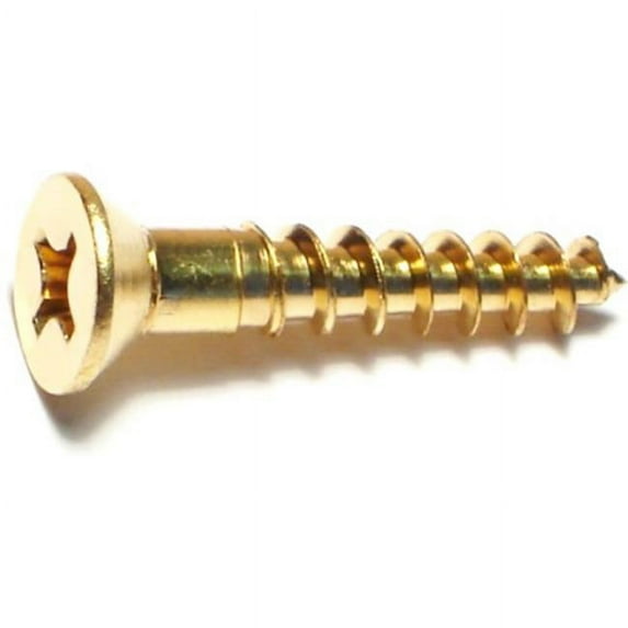 Midwest Fastener 62826 12 x 1.25 Phillips Flat Wood Screws - 32 Piece
