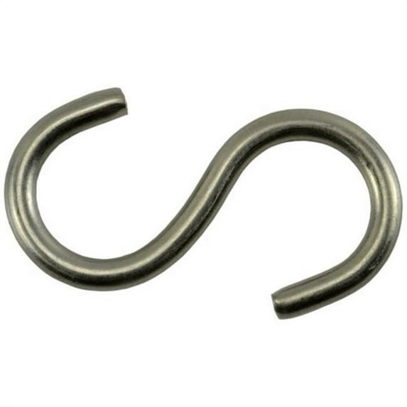 Midwest Fastener 65122 1.87 in. Medium Wire S-Hook - 15 Piece