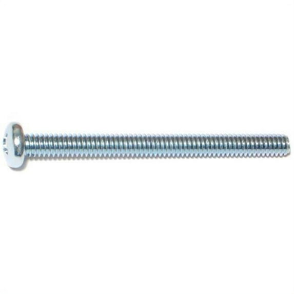 Midwest Fastener 7366 0.25-20 x 3 Phillips Pan Machine Screws - 100 Piece