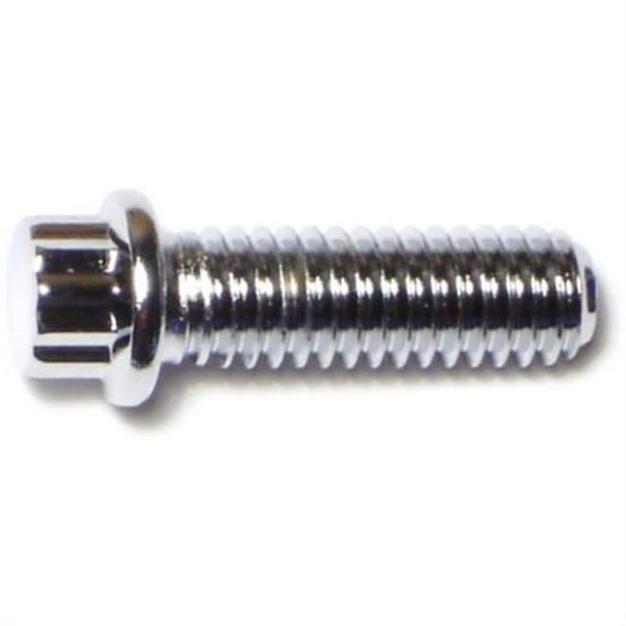 Midwest Fastener 75124 0.31-18 x 1 12-Point Cap Screws - 10 Piece