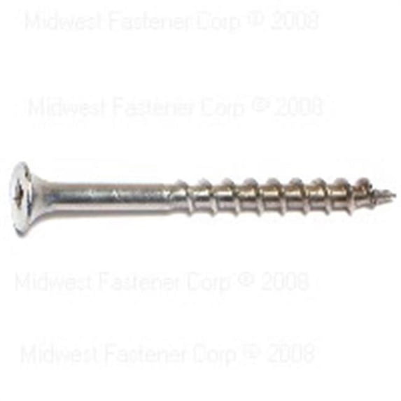Midwest Fastener 7945 8 x 2 Square Drive Deck Screws - 2000 Piece