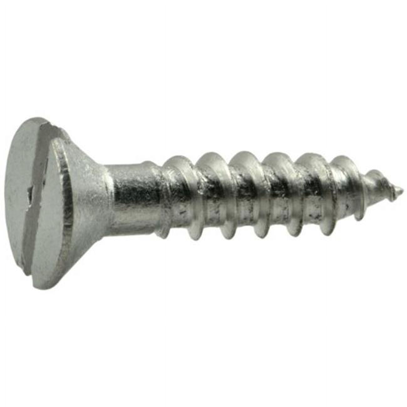 Midwest Fastener 80782 8 x 0.75 Slotted Flat Aluminum Wood Screws - 24 ...