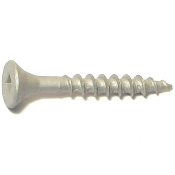 Midwest Fastener 9186 No.5, 7 x 1.25 Square Deckselect Silver Screw - 1100 Piece