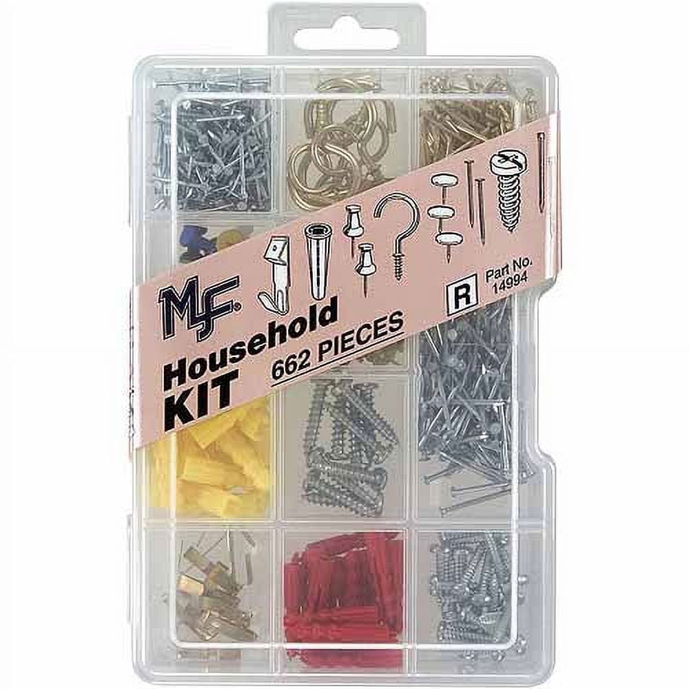 Midwest Fastener Corp Dc 662 Piece Household Assortment Kit  14994