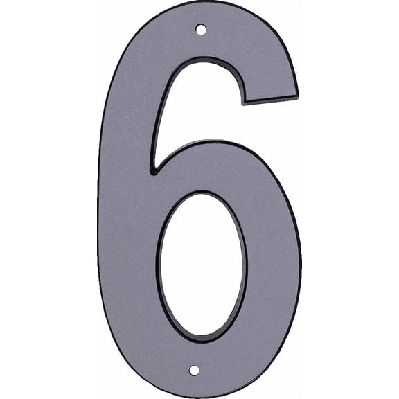 Midwest Fastener Hy-Ko Reflective Plastic Number - Pack of 4  Construction & DIY Use, Standard Hardware Spec
