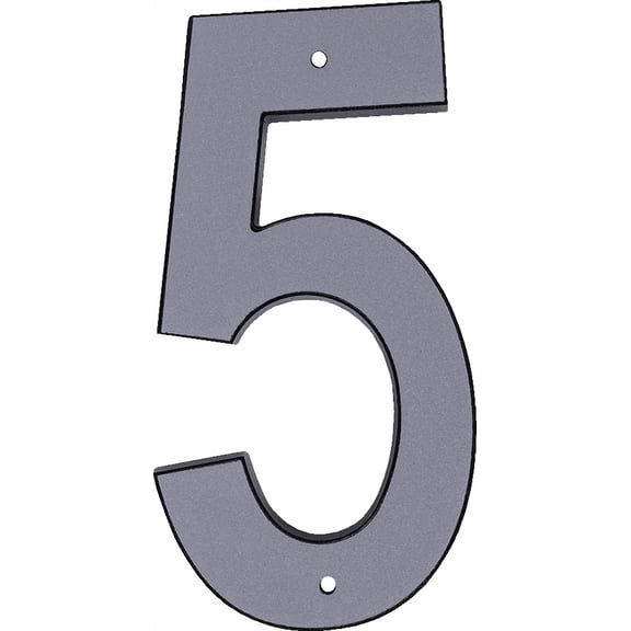 Midwest Fastener Hy-Ko Reflective Plastic Number - Pack of 4  Construction & DIY Use, Standard Hardware Spec