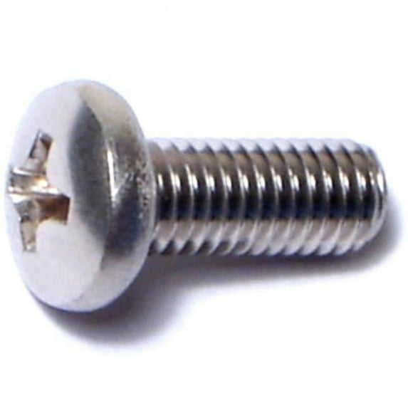 Midwest Fastener MF07121 10-32 x 0.5 Phillips Pan Machine Screws - 100 Piece