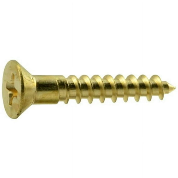 Midwest Fastener MF10396 8 x 1 Phillips Flat Wood Screws - 60 Piece