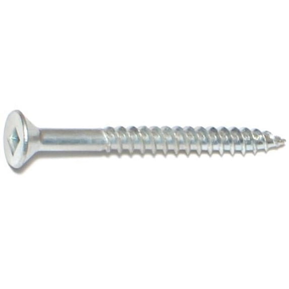 Midwest Fastener MF10781 8 x 1.75 Square Drive Flat Wood Screws - 60 Piece