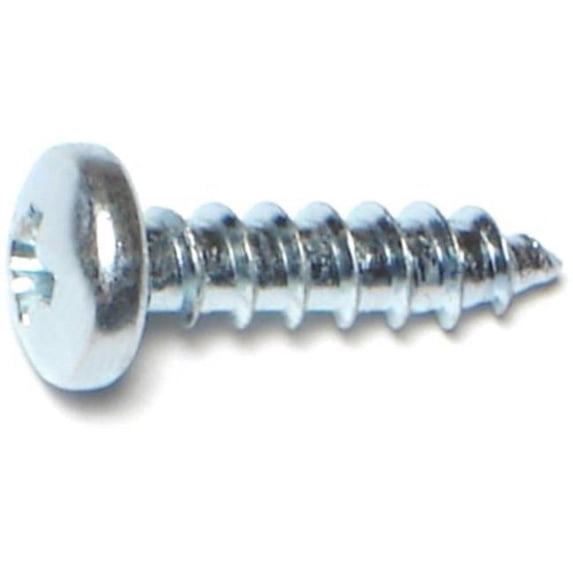 Midwest Fastener MF23130 10 x 0.75 Phillips Pan Sheet Metal Screws - 50 Piece