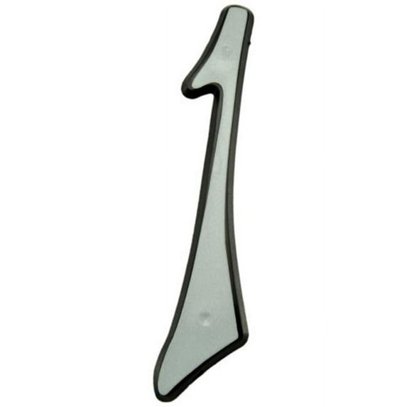 Midwest Fastener MF360108 4 in. - 1 White Reflective House Numbers - 3 Piece