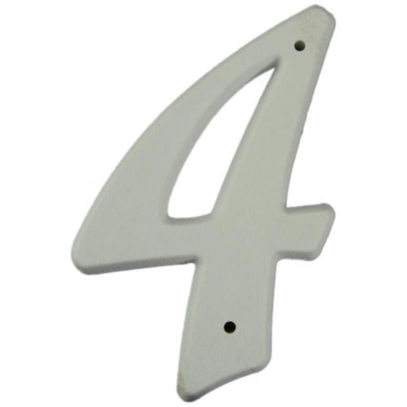 Midwest Fastener MF360175 5.25 in. - 4 White House Numbers - 3