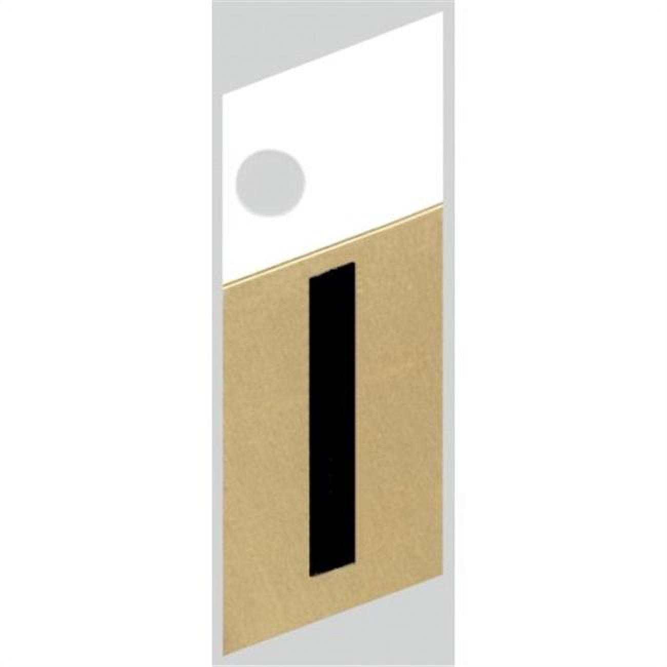 Midwest Fastener MF393009 1 in. - I Slanted Black & Gold Letters - 12 ...