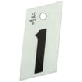 thumbnail image 1 of Midwest Fastener MF393299 1.5 in. - 1 Straight Black Reflective Numbers - 12 Piece, 1 of 1