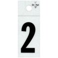 thumbnail image 1 of Midwest Fastener MF393344 1 in. - 2 Straight Black Reflective Numbers - 12 Piece, 1 of 1