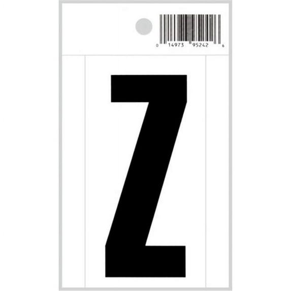 Midwest Fastener MF395242 3 in. - Z Straight Black on White Letters - 12 Piece