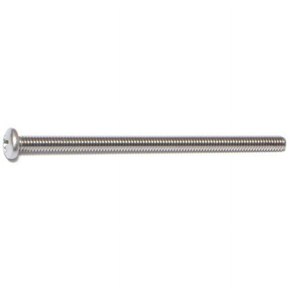Midwest Fastener MF39884 8-32 x 3 in. Phillips Pan Machine Screws - 6 Pieces