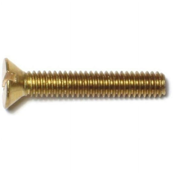 Midwest Fastener MF61754 8-32 x 1 Slotted Flat Machine Screws - 30 Piece
