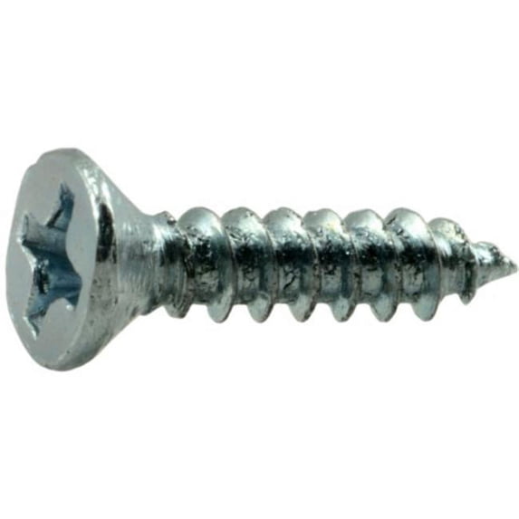 Midwest Fastener MF61782 5 x 0.62 Phillips Flat Wood Screws - 72 Piece