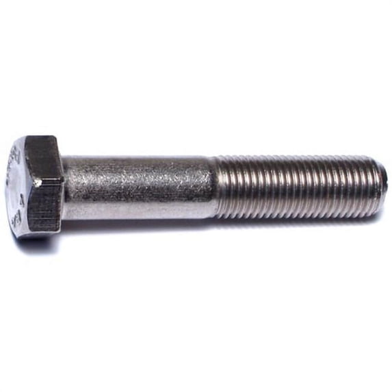 Midwest Fastener MF68026 0.37-24 x 2 Stainless Hex Cap Screws - 6 Piece