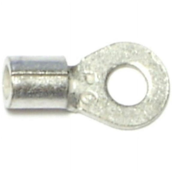 Midwest Fastener MF70082 No.8, 12-10 Gauge Uninsulated Ring Terminals - 20 Piece