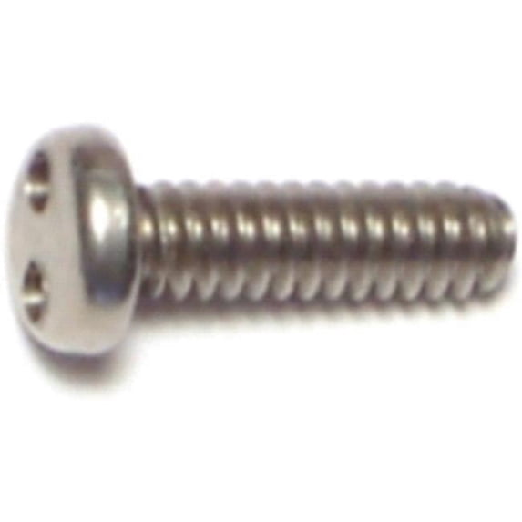 Midwest Fastener MF70981 6-32 x 0.5 Spanner Security Pan Machine Screws - 10 Piece