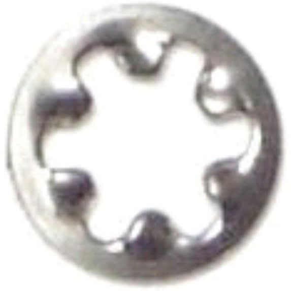 Midwest Fastener MF74861 No.4 Internal Tooth Lock Stainless Steel Washers - 50 Piece