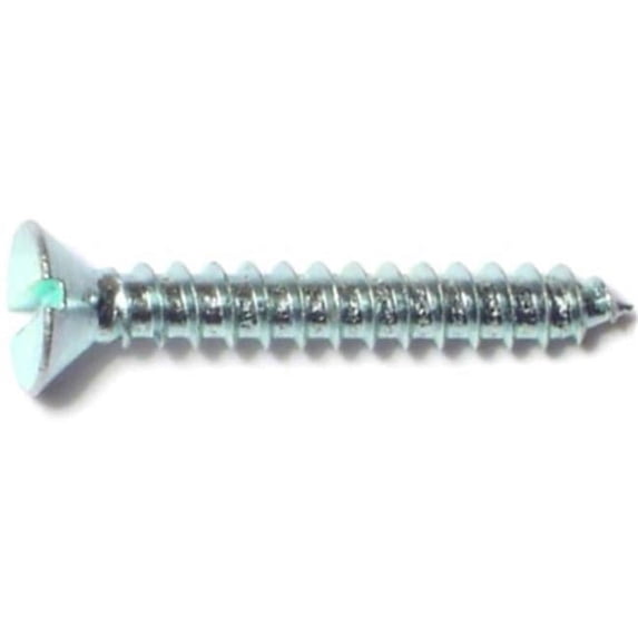 Midwest Fastener MF80934 6 x 1 Slotted Flat Sheet Metal Screws - 36 Piece