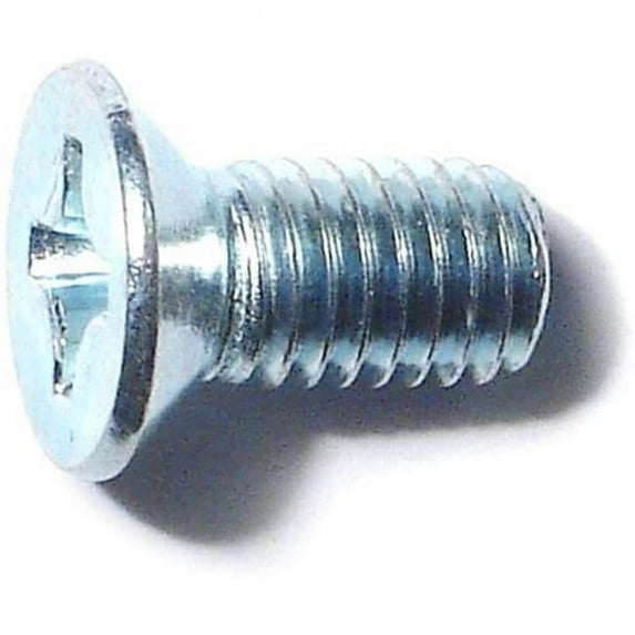 Midwest Fastener MF88597 8 x 1.25 x 16 mm. Phillips Flat Machine Screw Zinc Case Pack Of 24
