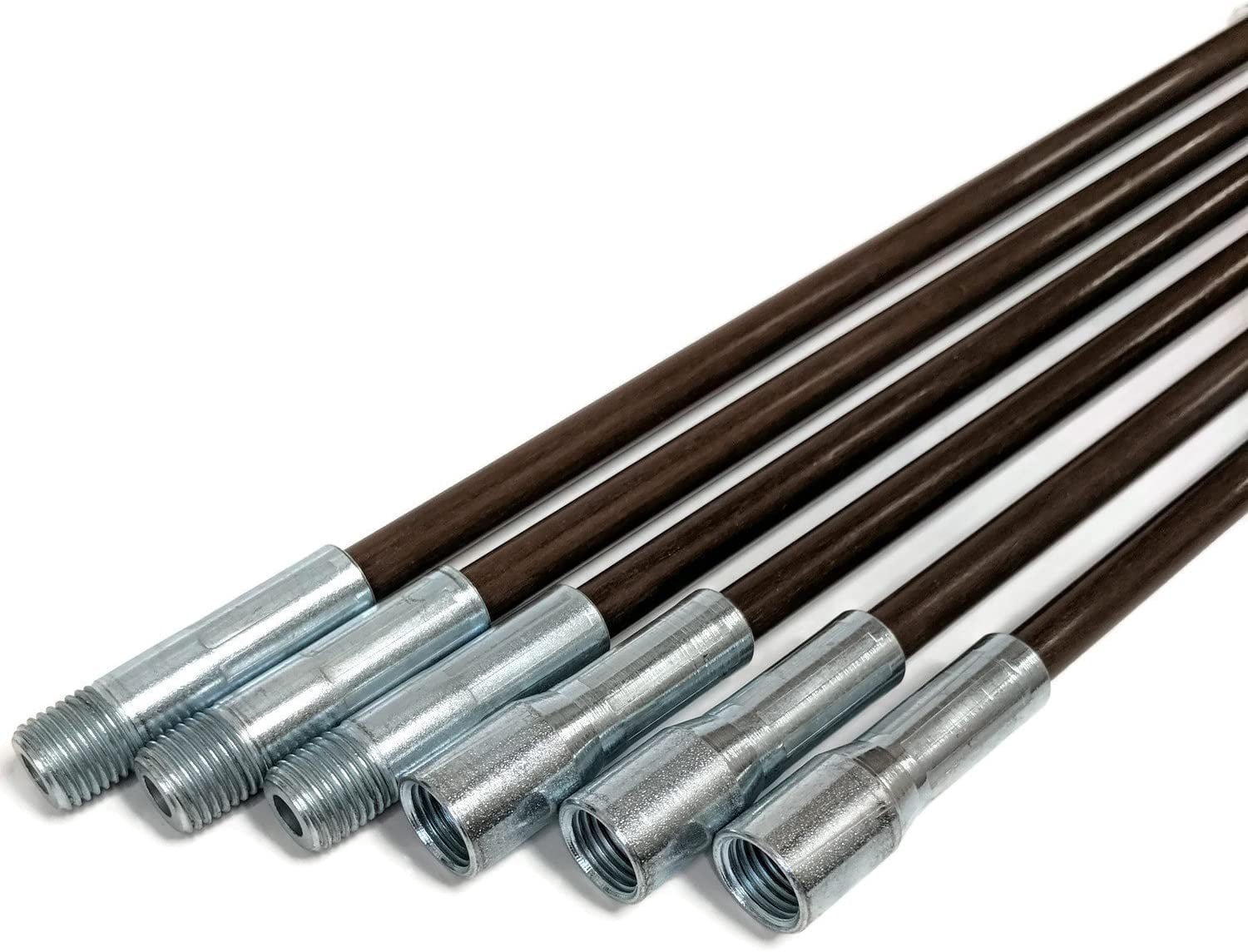 Rod Components Kit Midwest Hearth Fiberglass Chimney Rod Kit (18-Foot) Made in USA ...
