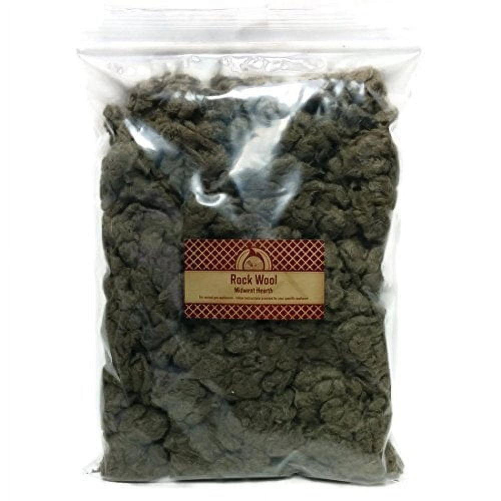 Midwest Hearth Unflavored Mineral Fiber Rock Wool for Gas Logs
