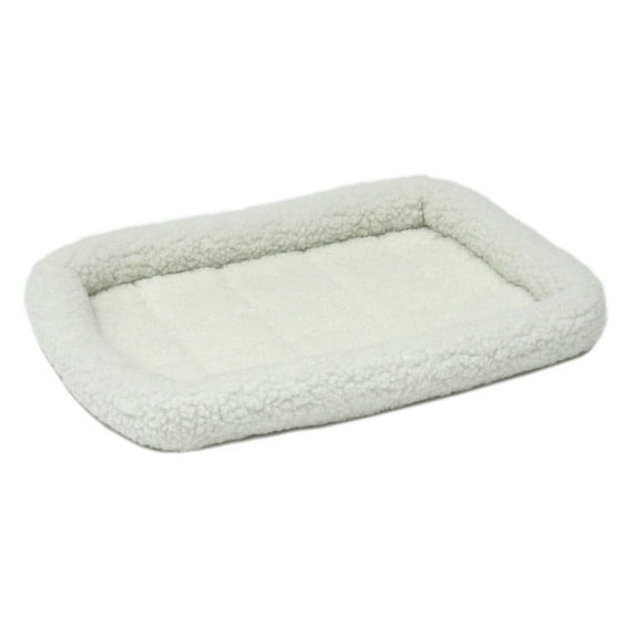Midwest Homes For Pets / QuietTime Fleece, Filled Bolstered Bed/ Fits 22-inch Crate/ Model-40222