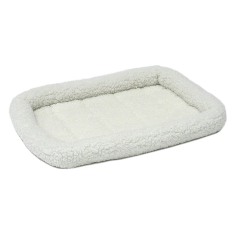 MidWest Quiet Time Fleece Bolster Bed, Fits 22-Inch Crate photo 1