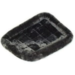 18L-Inch Gray Dog Bed or Cat Bed w/ Comfortable Bolster | Ideal for "Toy" Dog Breeds & Fits an 18-Inch Dog Crate | Easy Maintenance Machine Wash & Dry | 1-Year Warranty